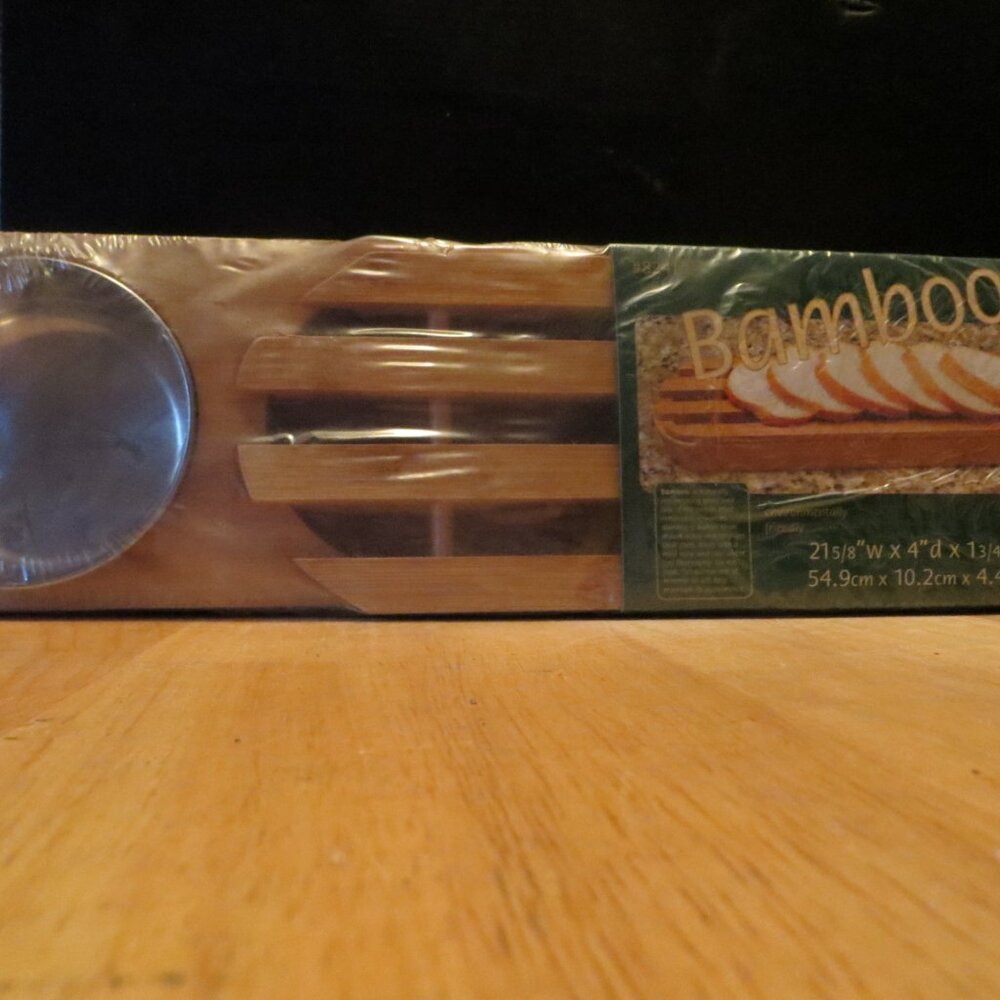 Lipper Bamboo Bread Board with Dipping Bowl